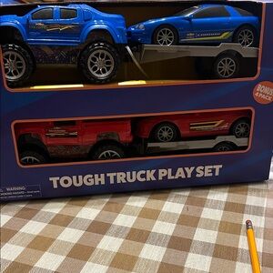 NWT Tough Truck Play Set - Blue and Red